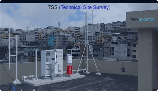 Technical Site Survey (TSS) and Feasibility Studies